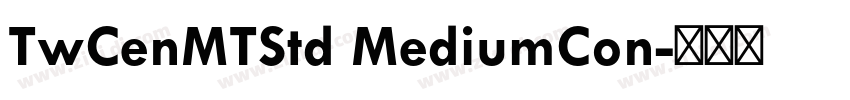 TwCenMTStd MediumCon字体转换